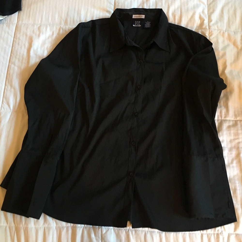 black button up